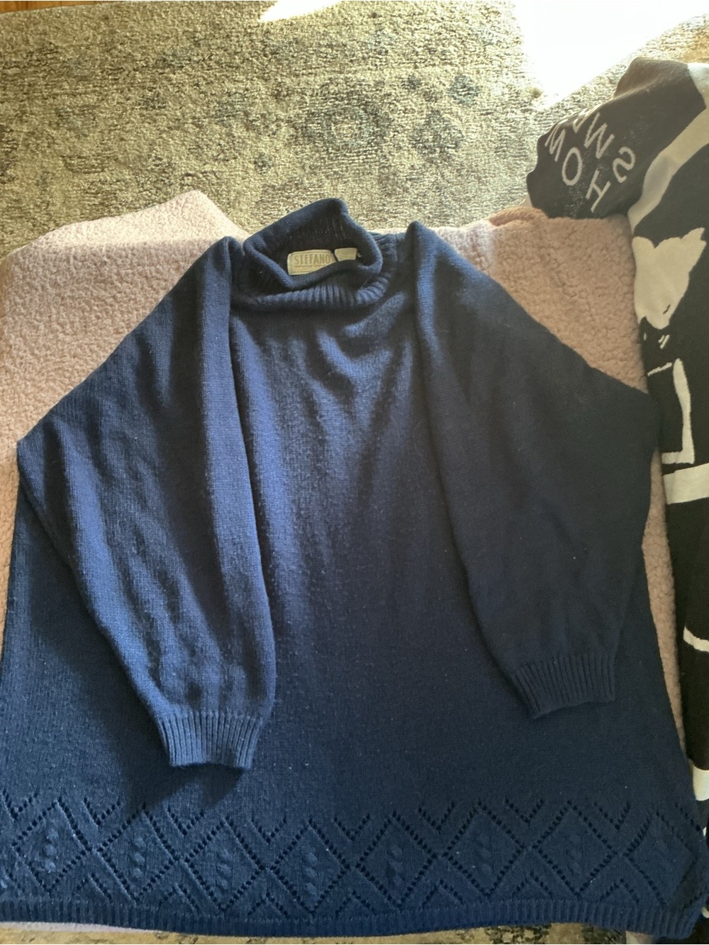 Women’s Navy Blue Knit Sweater